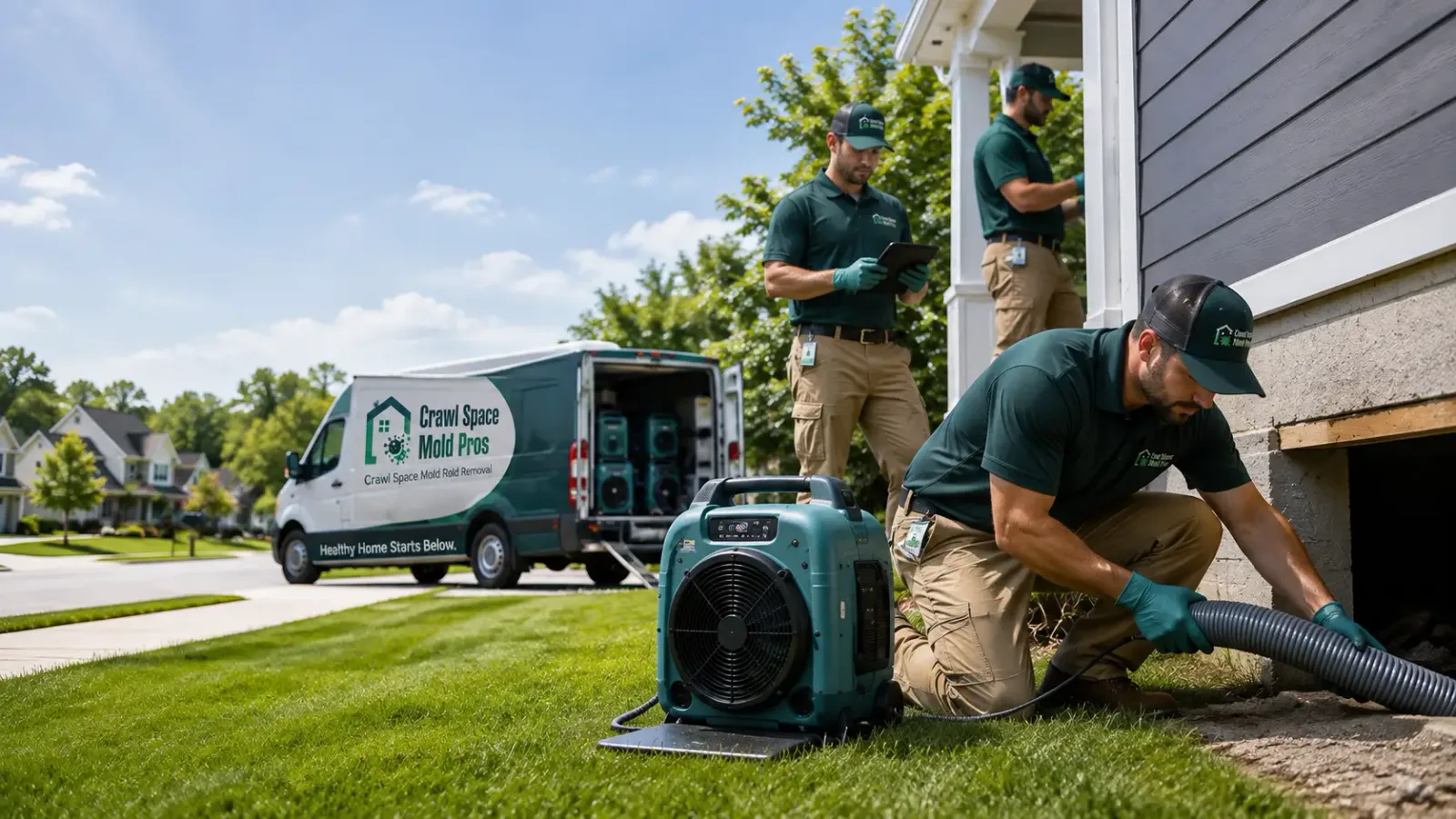 Crawl Space Mold Removal in Lonetree, WY